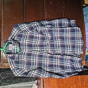 Long Sleeve Plaid Flannel Shirt